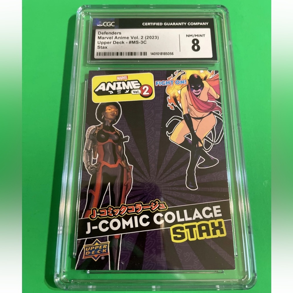 2023 UD MARVEL ANIME VOL. 2 STAX DEFENDERS #MS-3C CGC 8!!